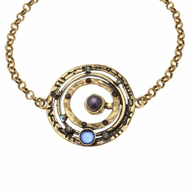 Браслет с гранатом, жемчугом и Swarovski ALCOZER&J B5510C