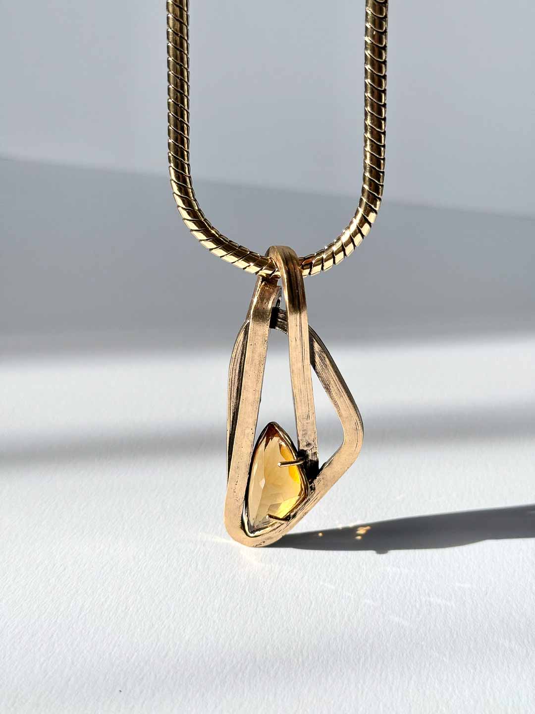 Колье с цитрином ALCOZER & J C138NZ24