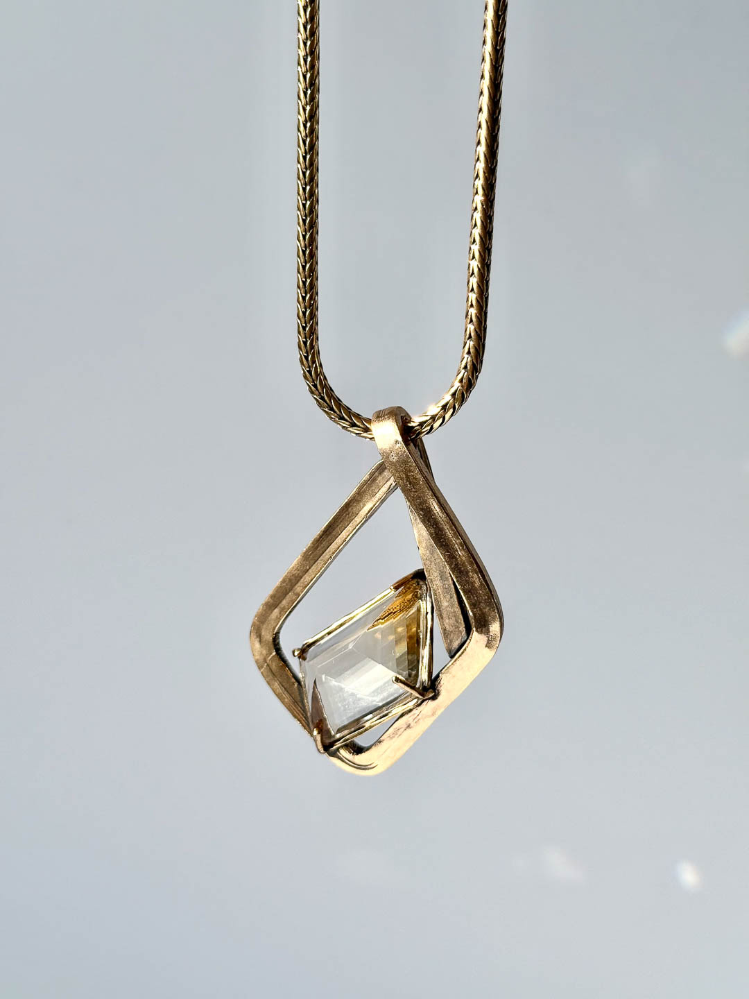 Колье с цитрином ALCOZER & J C138NX24