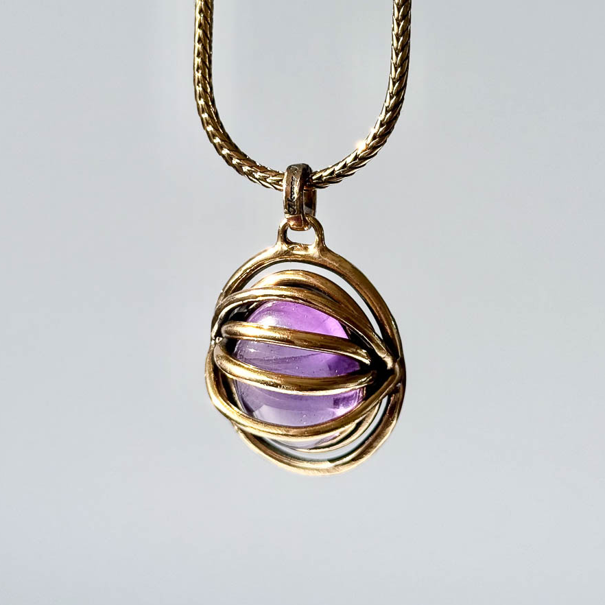 Колье с аметистом ALCOZER & J C138NW24