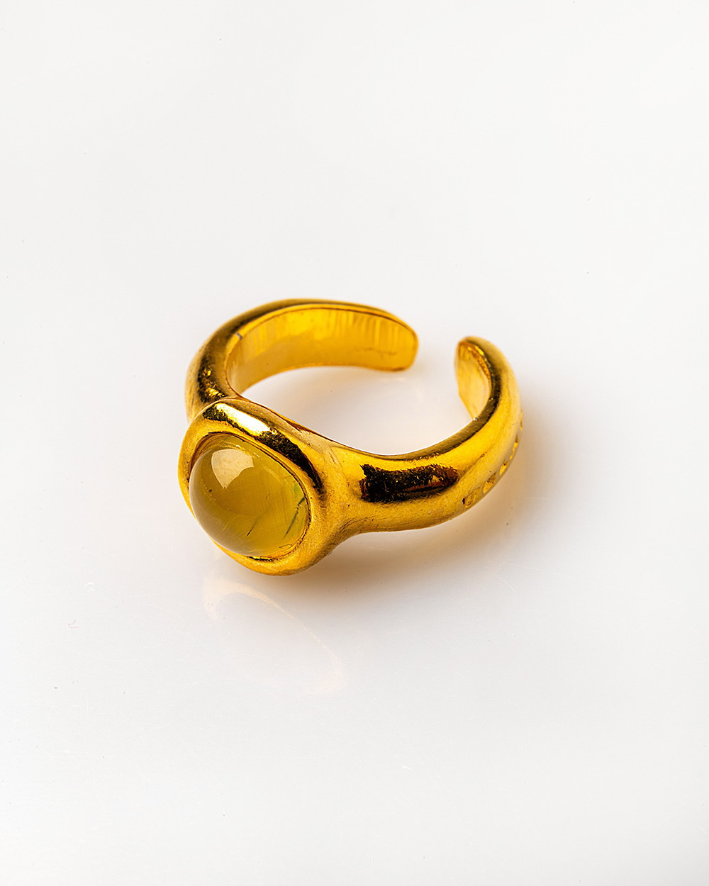 Кольцо Velatti R-130-028 с пренитом