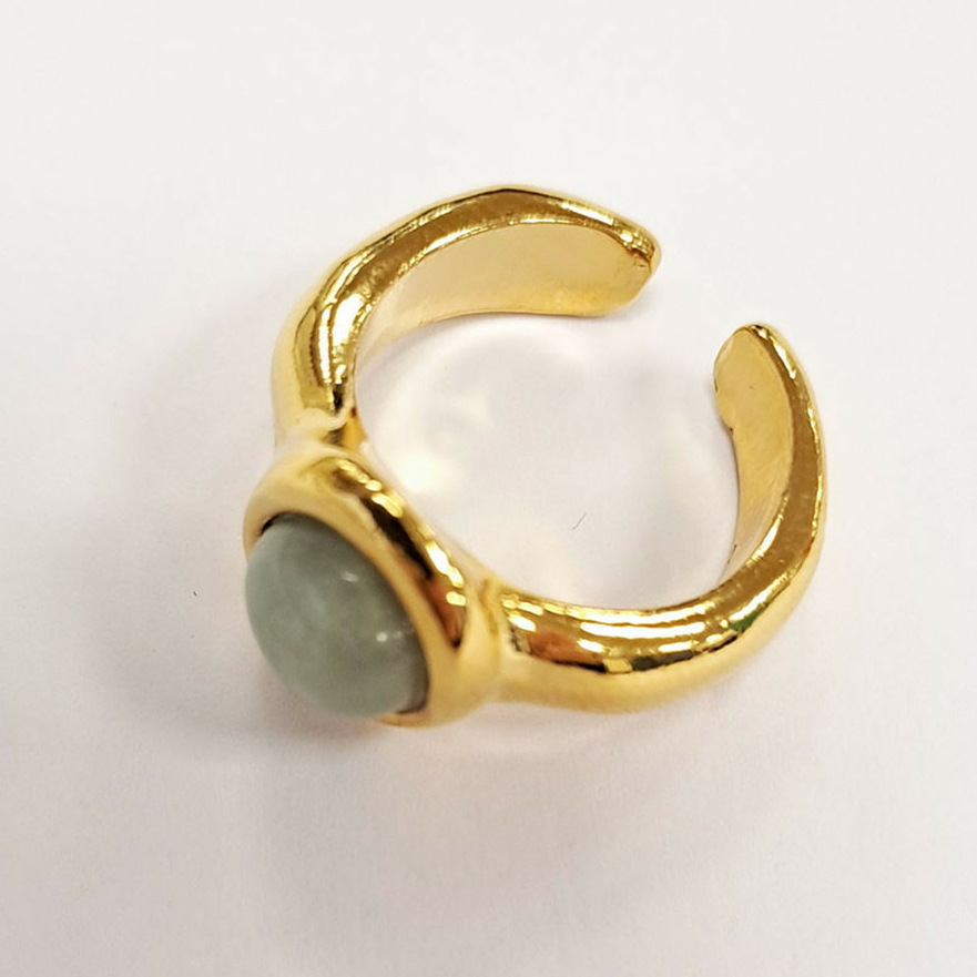 Кольцо Velatti R-130-024 с аквамарином