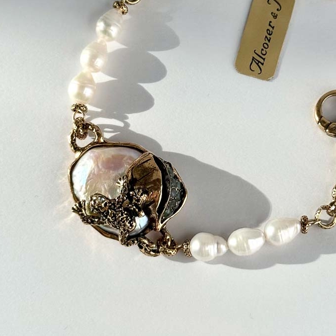 Браслет с жемчугом ALCOZER & J B78HT24