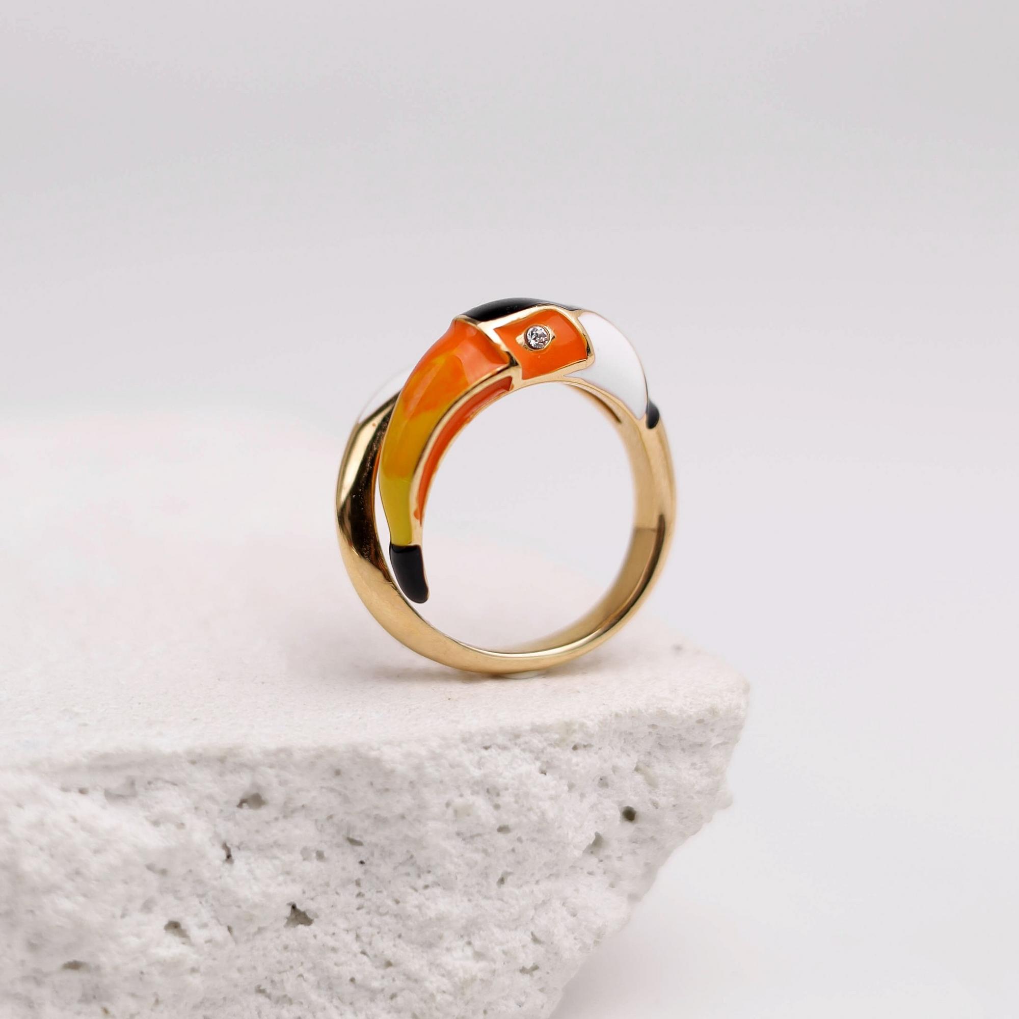 Кольцо POLINA FIRENZE AN2438 Тукан