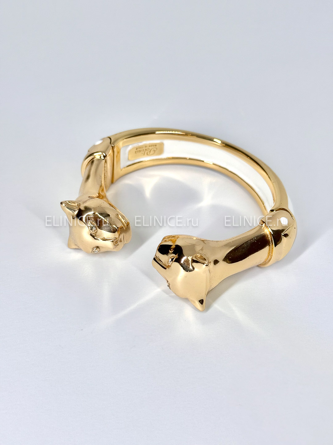 Браслет POLINA FIRENZE BR2729 Пантеры золотые крупные