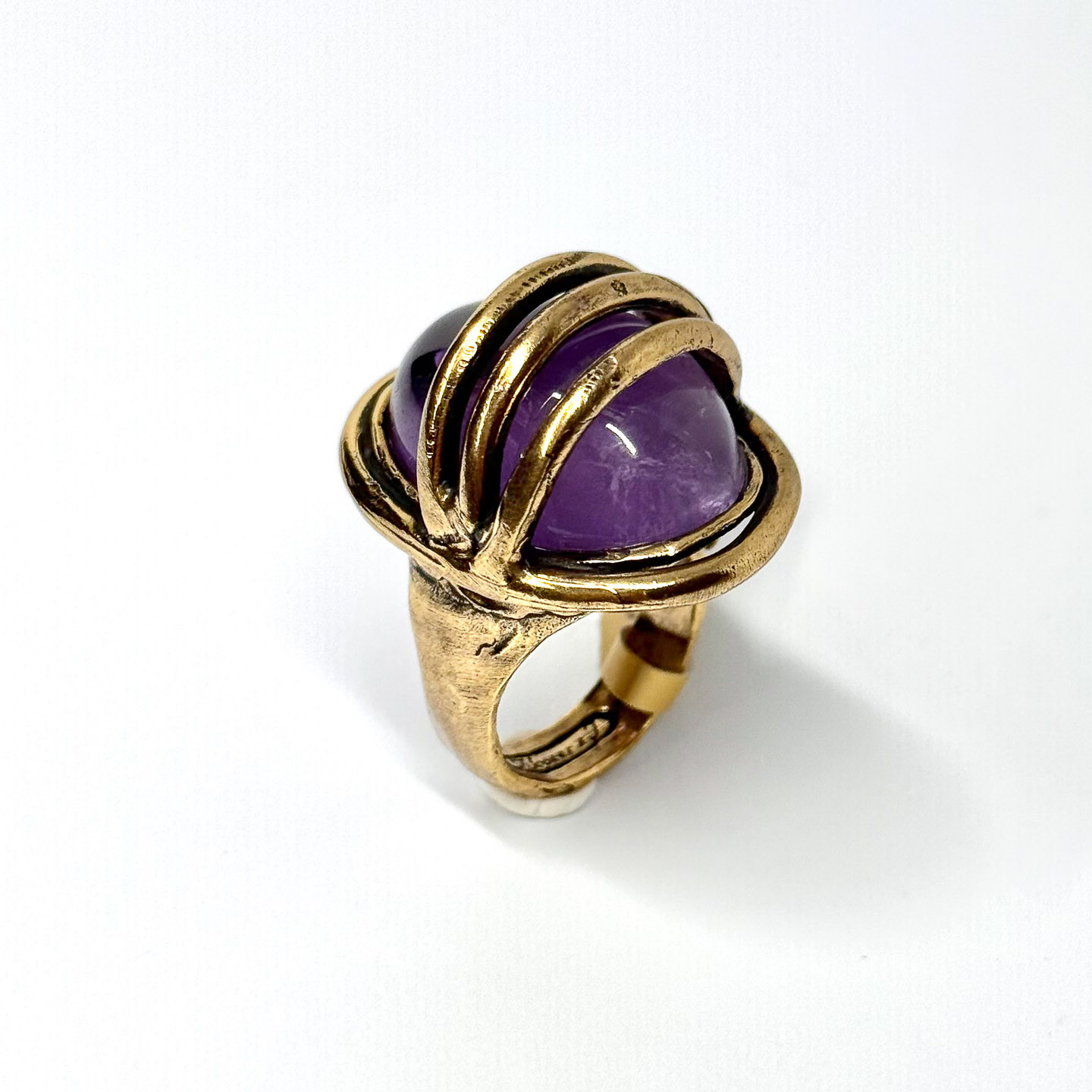 Кольцо с аметиcтом ALCOZER & J A118GG24