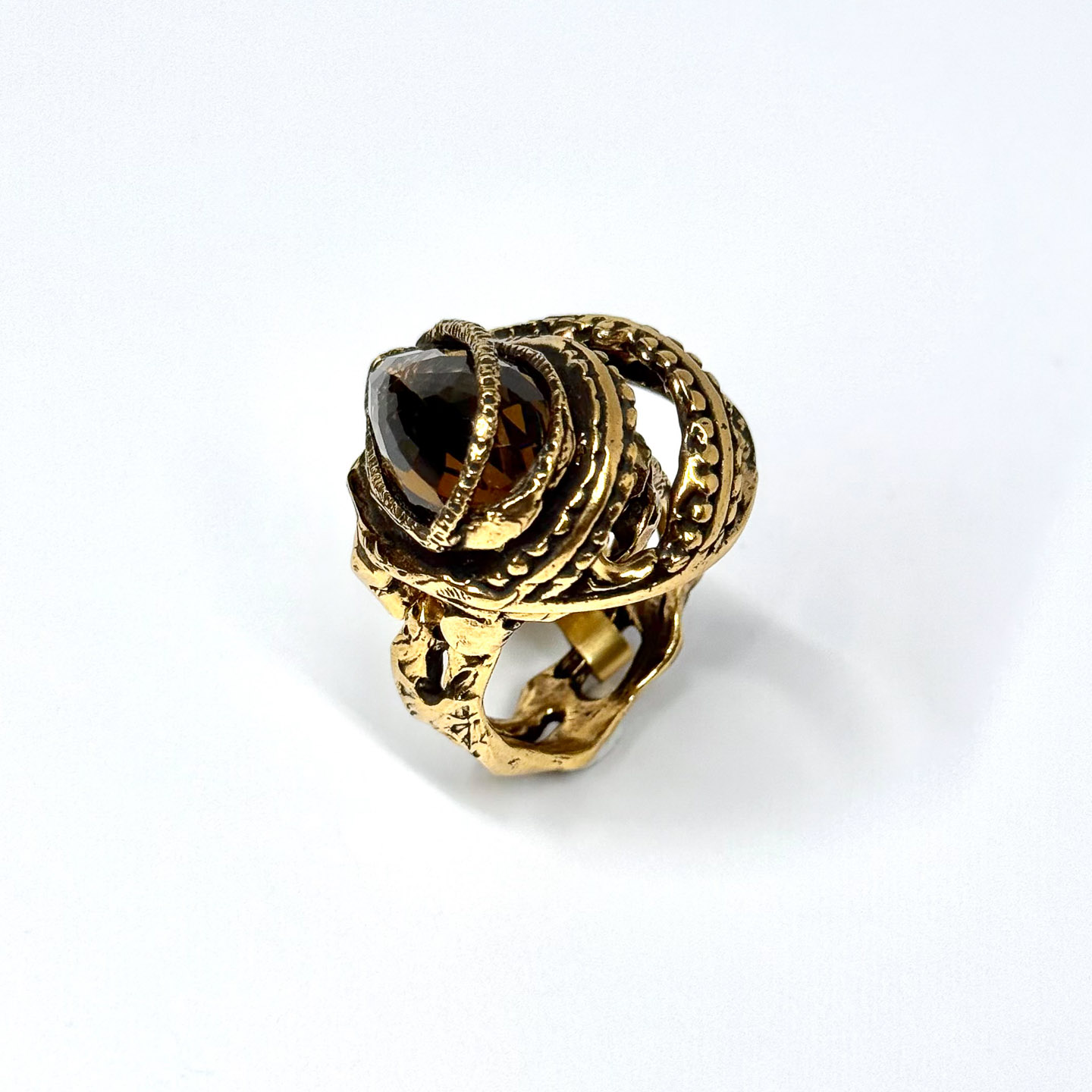 Кольцо с раухтопазом ALCOZER & J A781U24