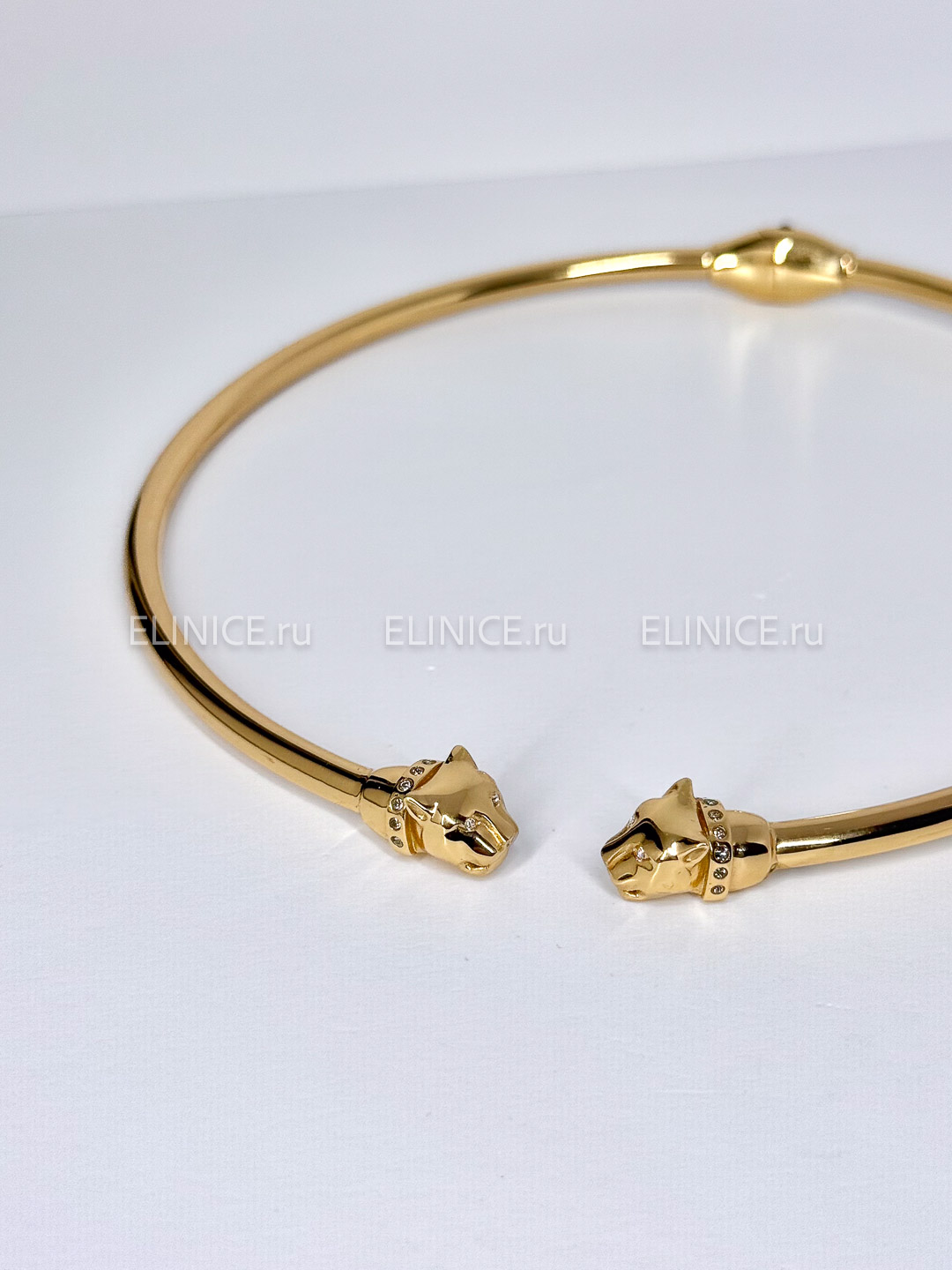 Колье POLINA FIRENZE пантеры золотые обруч золотой CL4323