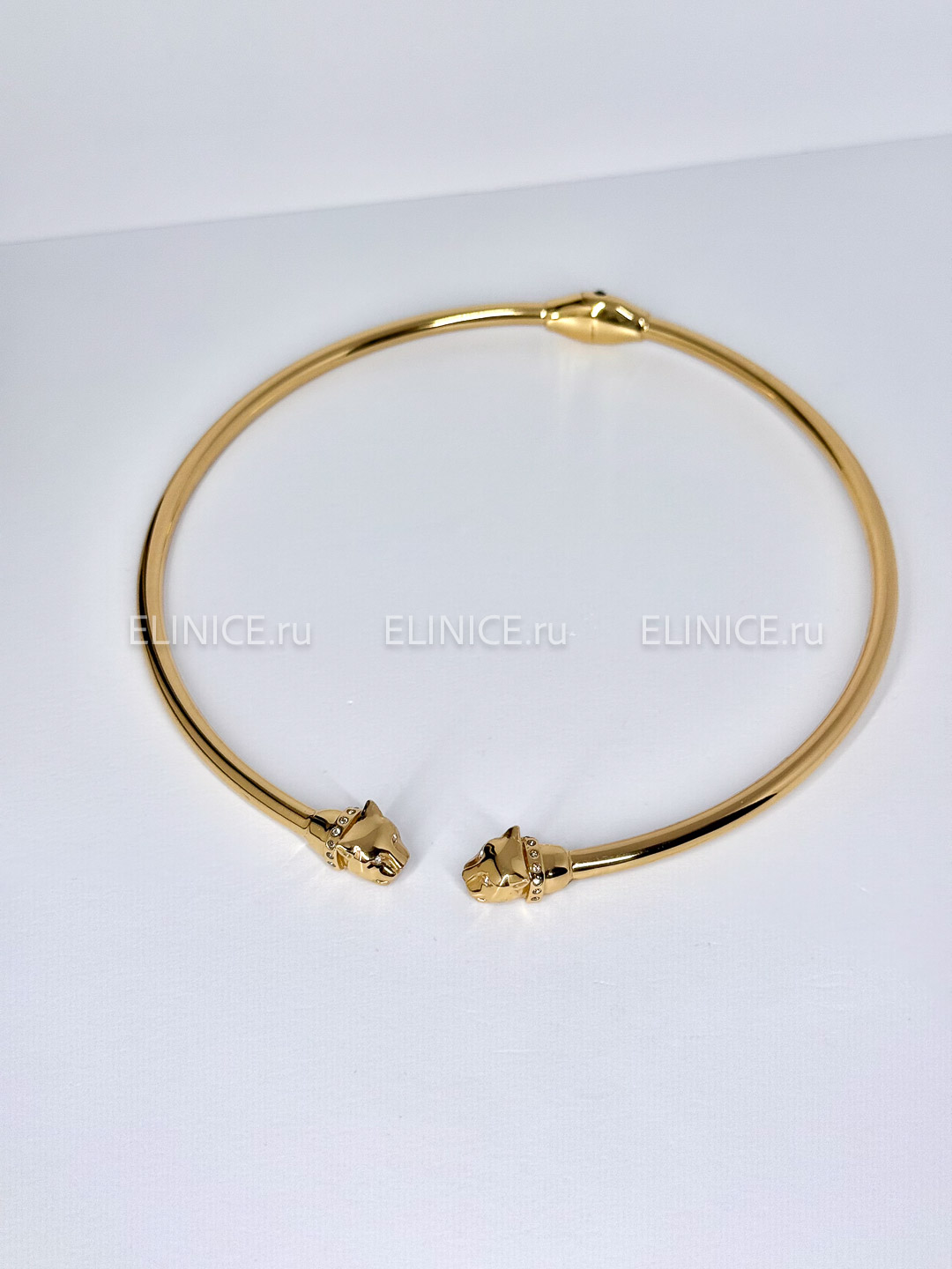 Колье POLINA FIRENZE пантеры золотые обруч золотой CL4323
