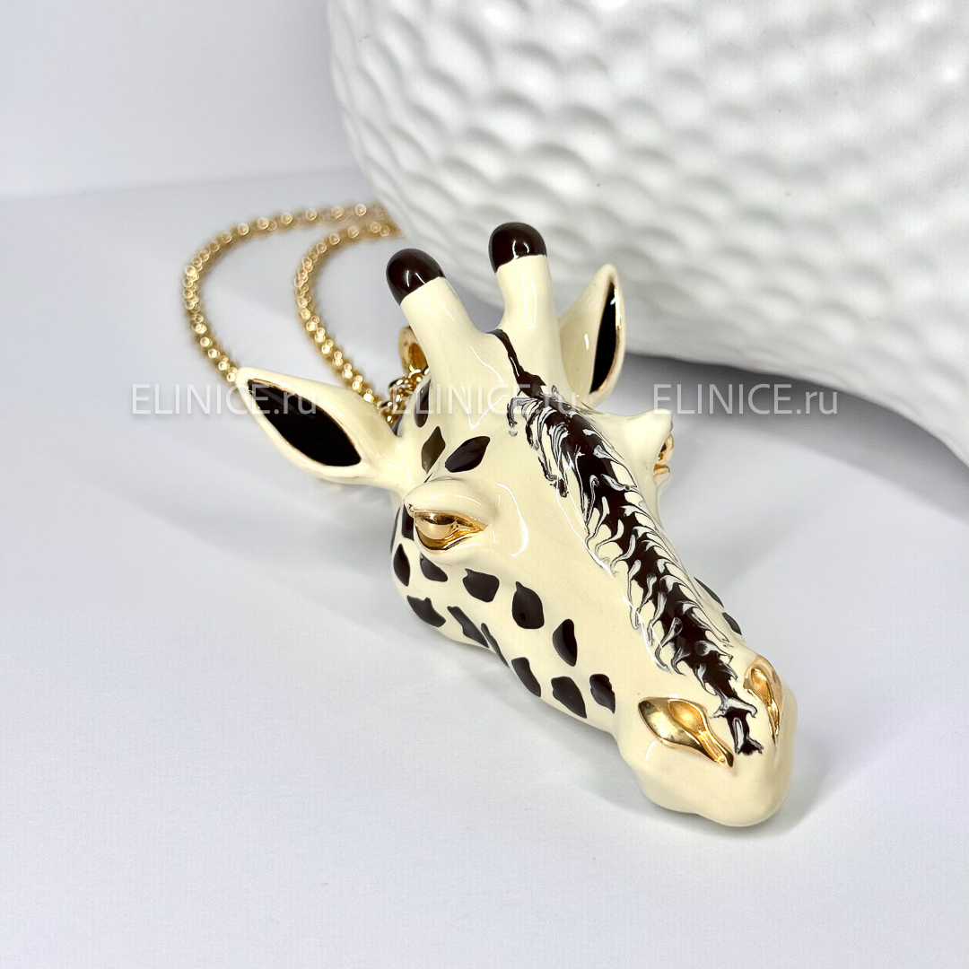 Колье POLINA FIRENZE жираф крупный PE2962