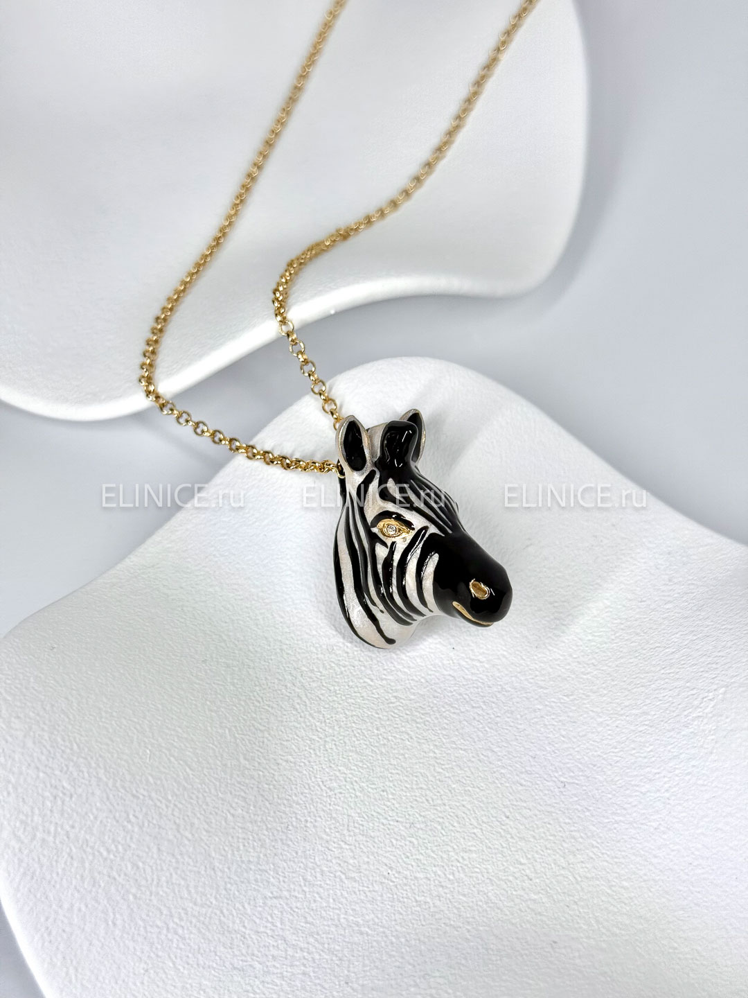 Колье POLINA FIRENZE зебра PE4284