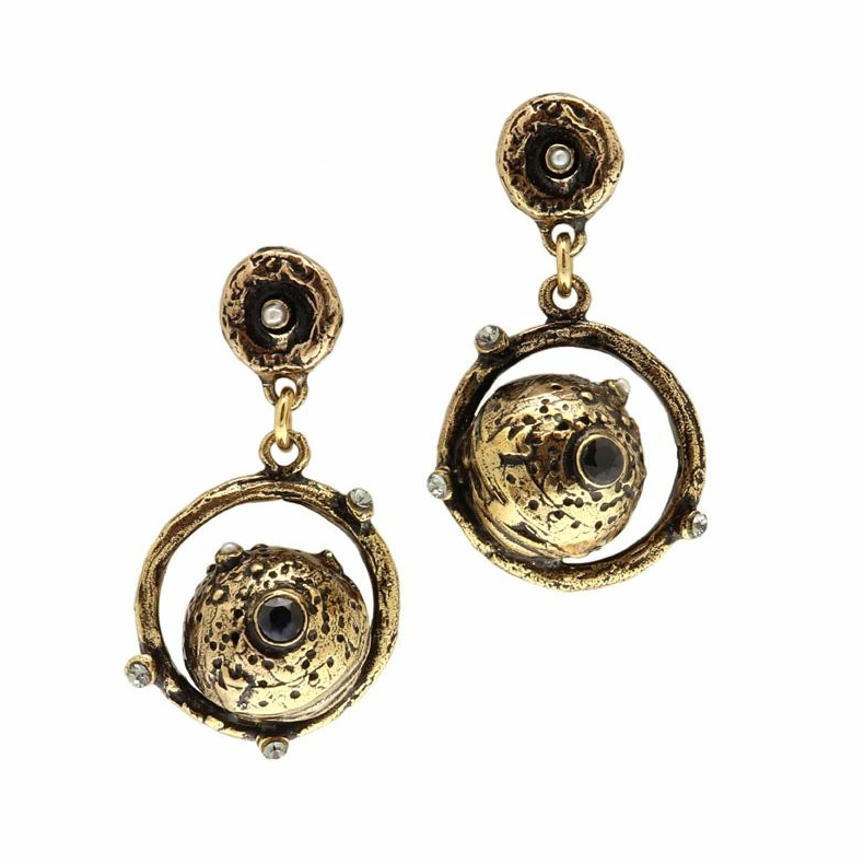 Серьги с сапфирами и Swarovski ALCOZER & J OP5483C