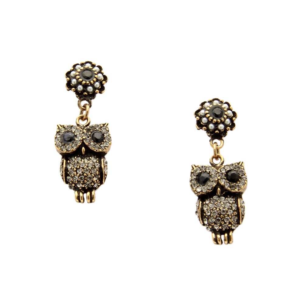 Серьги с сапфирами и Swarovski ALCOZER & J OP3862C