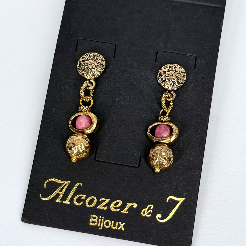 Серьги Alcozer & J с турмалином