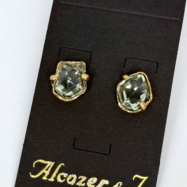 Серьги Alcozer & J с празиолитом