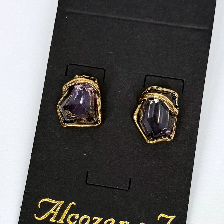 Серьги Alcozer & J с аметистом