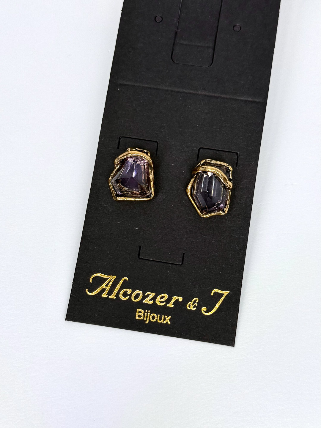 Серьги Alcozer & J с аметистом