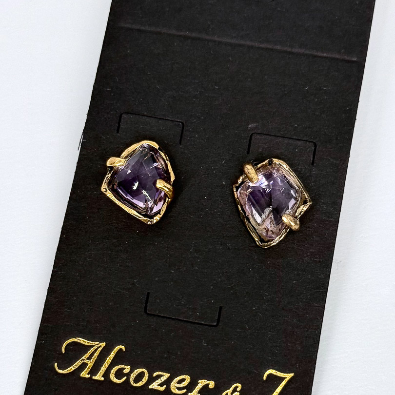 Серьги Alcozer & J с аметистом