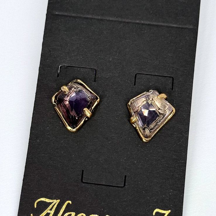 Серьги Alcozer & J с аметистом