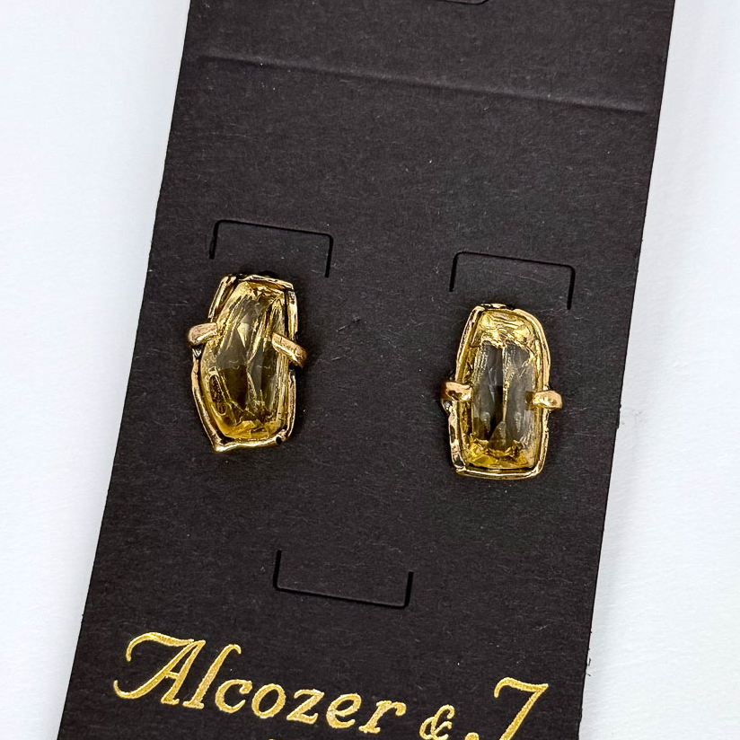 Серьги Alcozer & J с цитрином