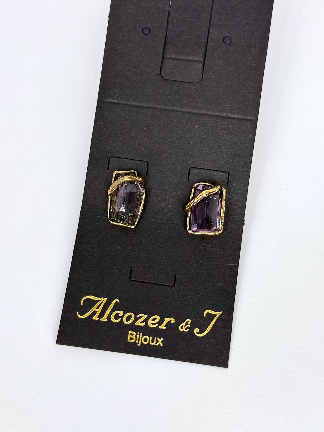 Серьги Alcozer & J с аметистом O68EF25