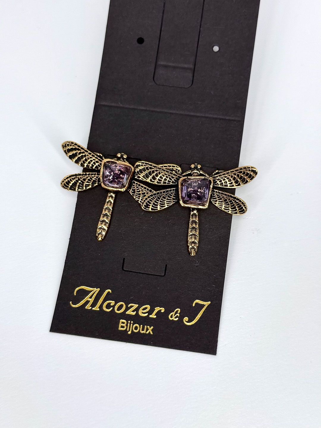 Серьги Alcozer & J с аметистом