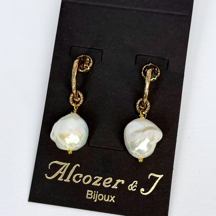 Серьги Alcozer & J с жемчугом O48BJ25