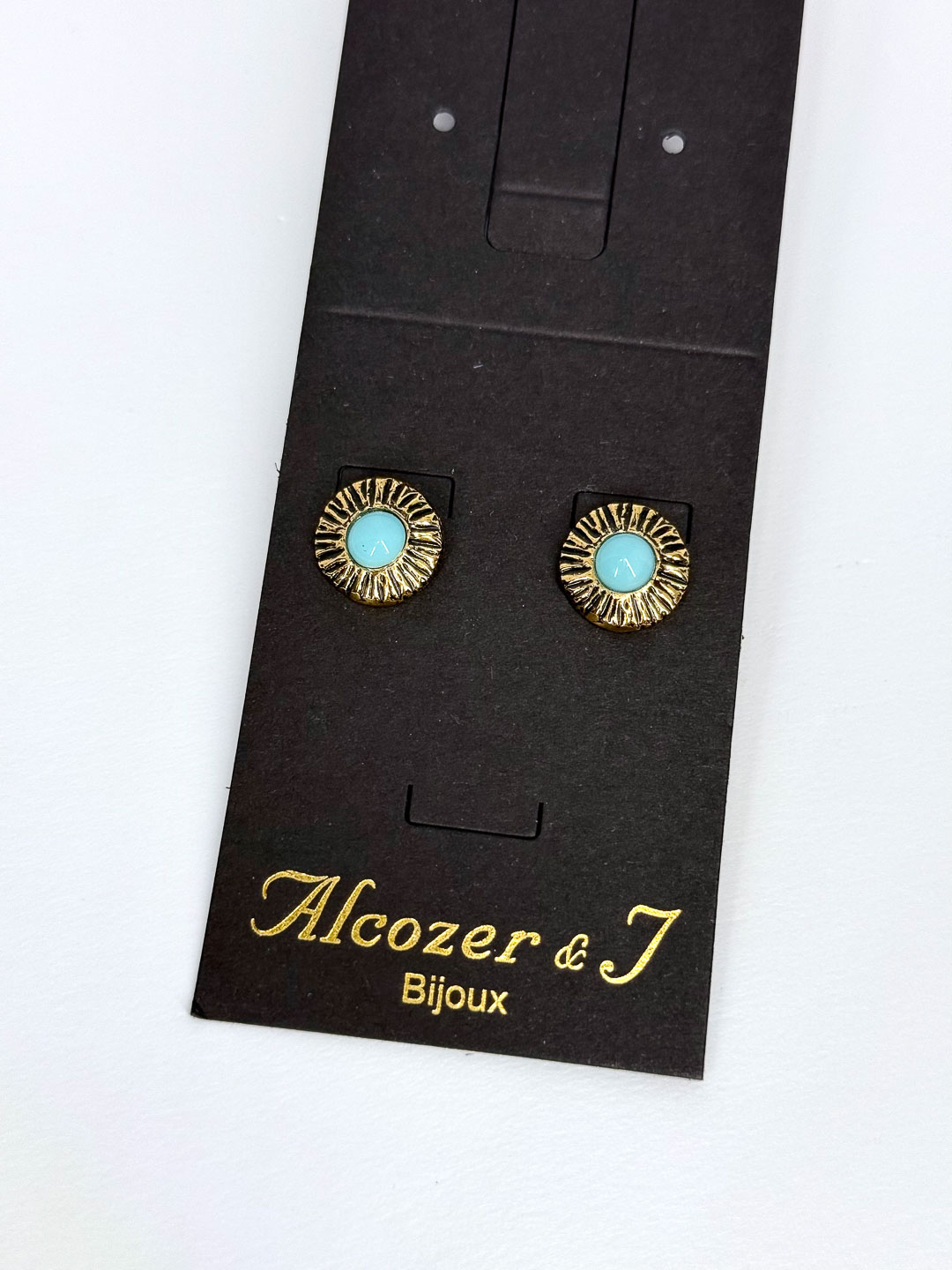 Серьги Alcozer & J с бирюзой