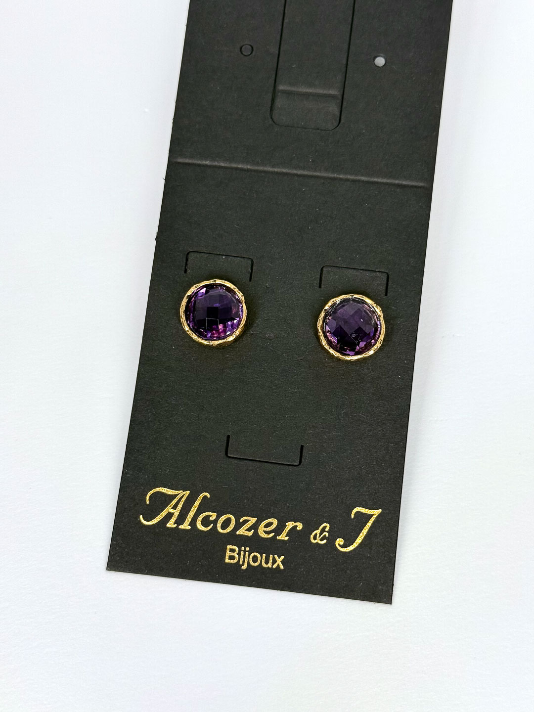 Серьги Alcozer & J с аметистом