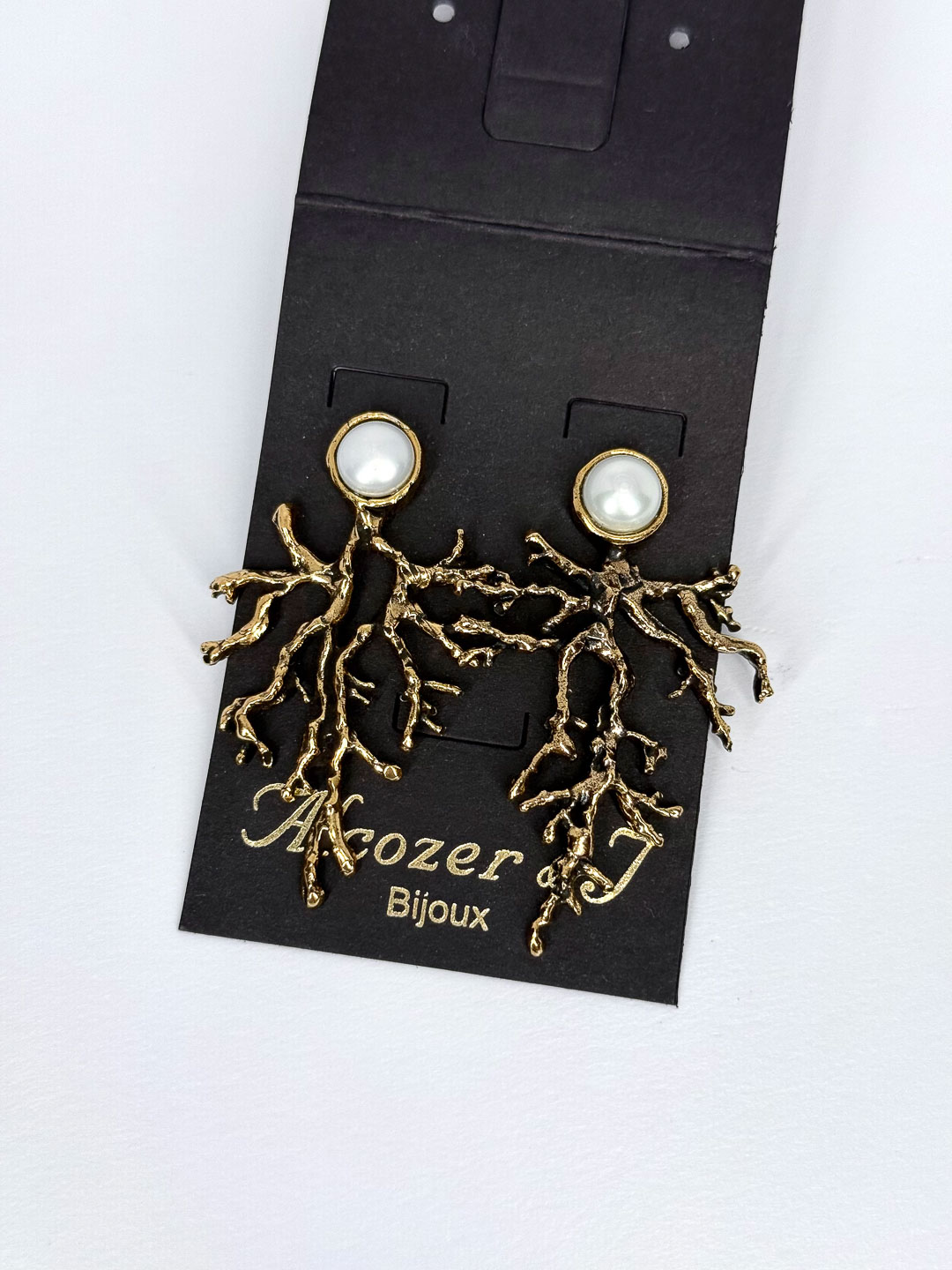 Серьги Alcozer & J с жемчугом