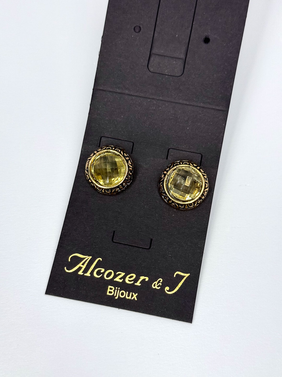 Серьги Alcozer & J с цитрином