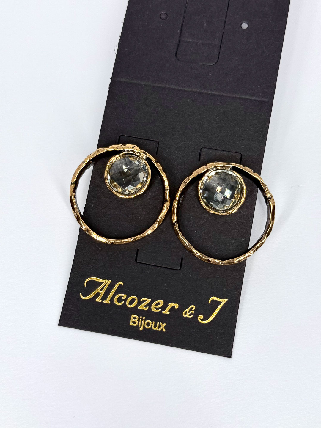 Серьги Alcozer & J с празиолитом O78GK25