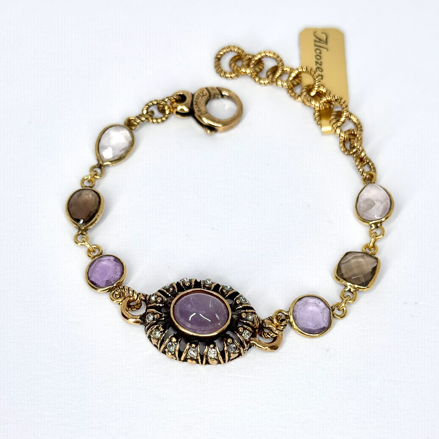 Браслет Alcozer & J с аметистом