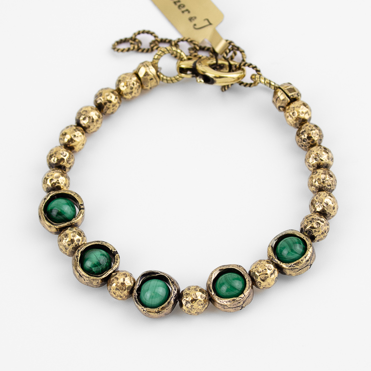 Браслет Alcozer & J с малахитом