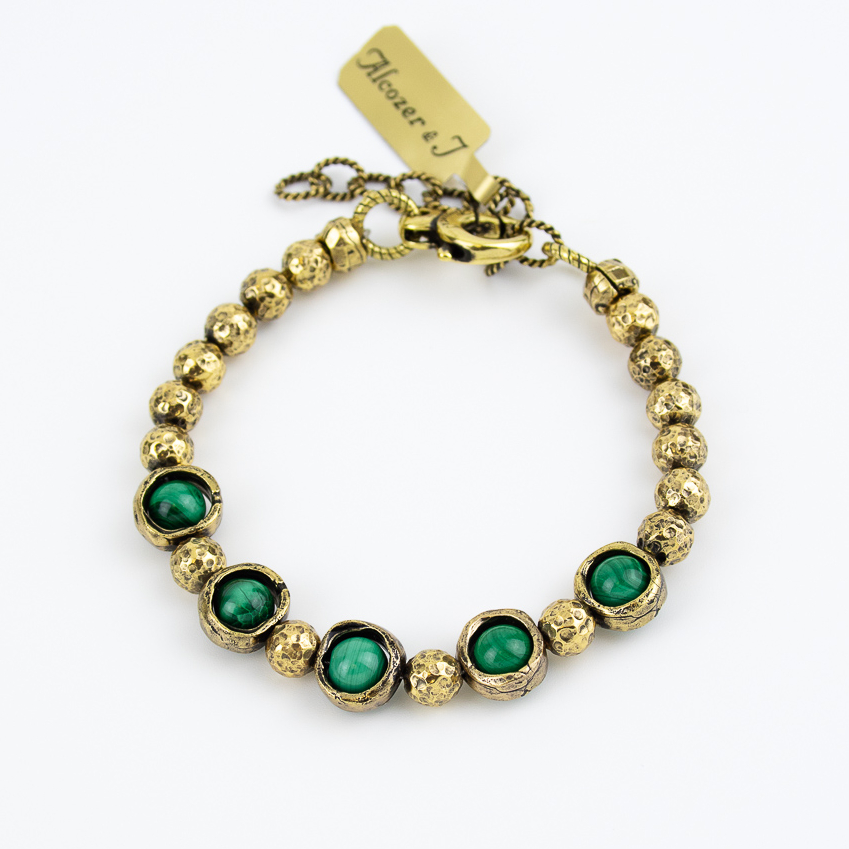 Браслет Alcozer & J с малахитом
