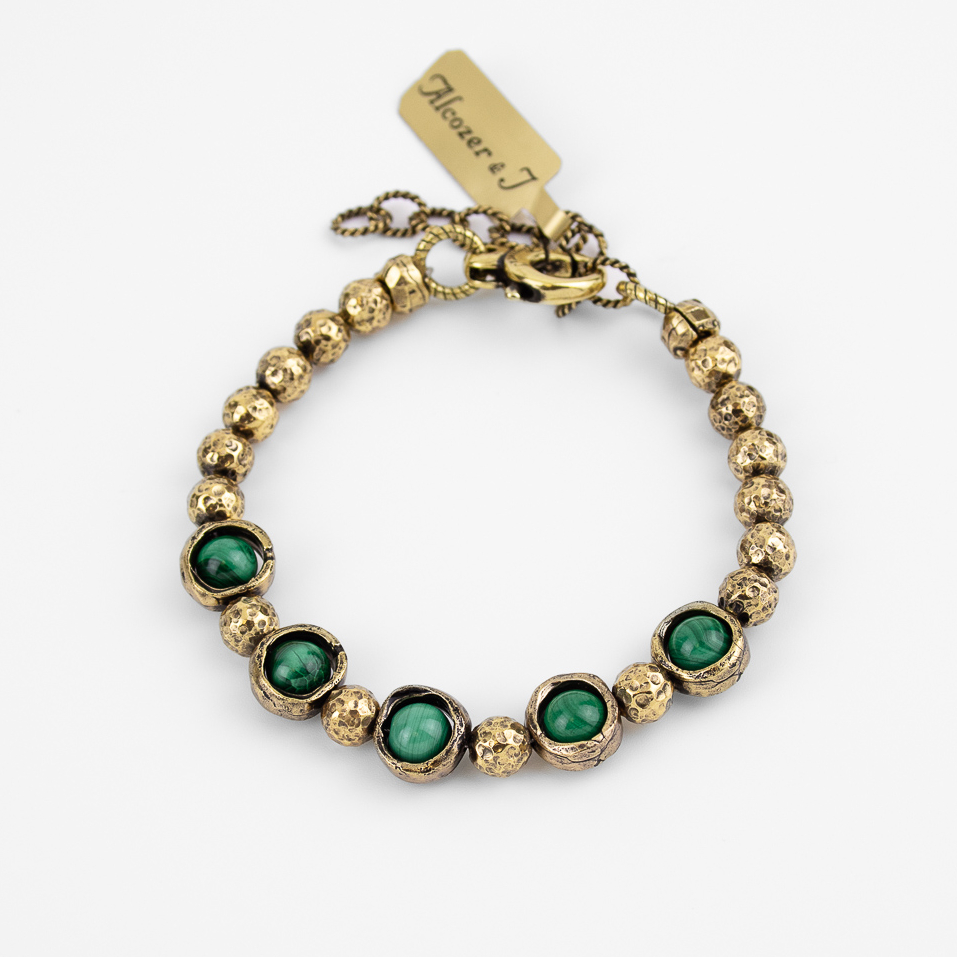 Браслет Alcozer & J с малахитом