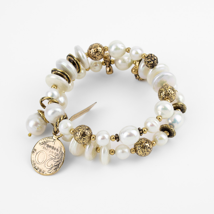 Браслет Alcozer & J с жемчугом