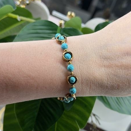 Браслет Alcozer & J с бирюзой