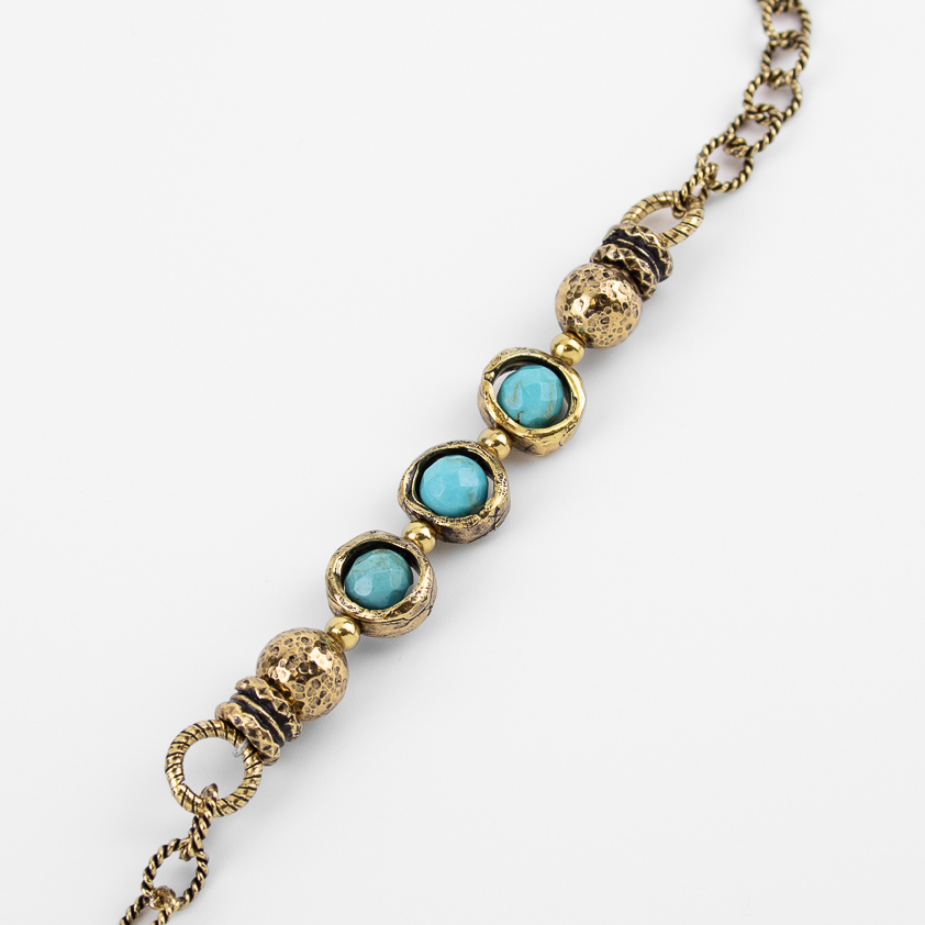 Браслет Alcozer & J с бирюзой