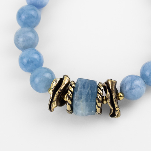 Браслет Alcozer & J с аквамарином