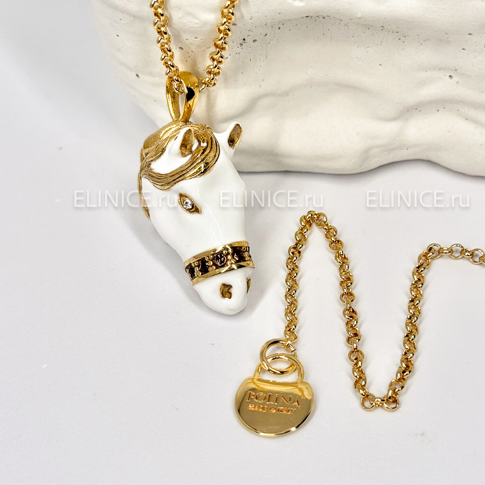Колье Polina Firenze PE2540 Белое