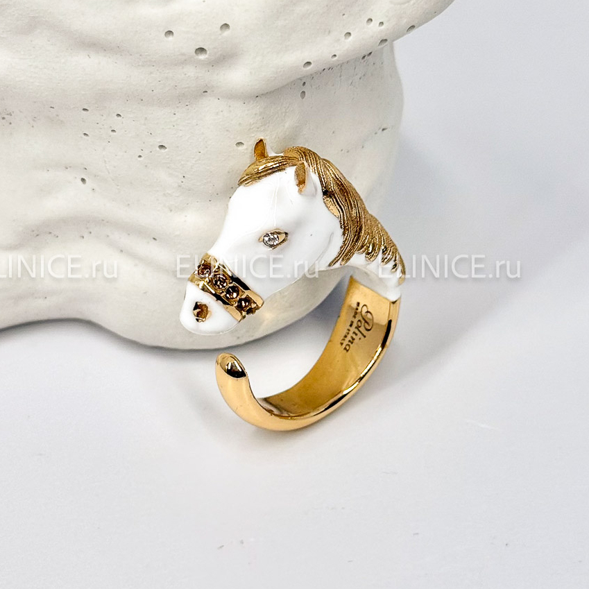 Кольцо Polina Firenze OR2634 Белое