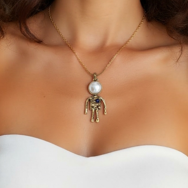 Колье Alcozer & J с жемчугом