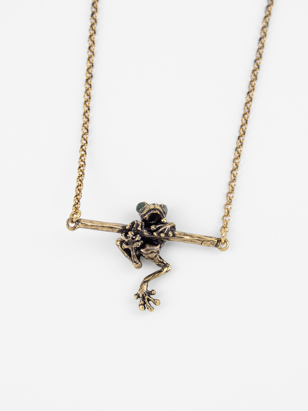 Колье Alcozer & J с изумрудом