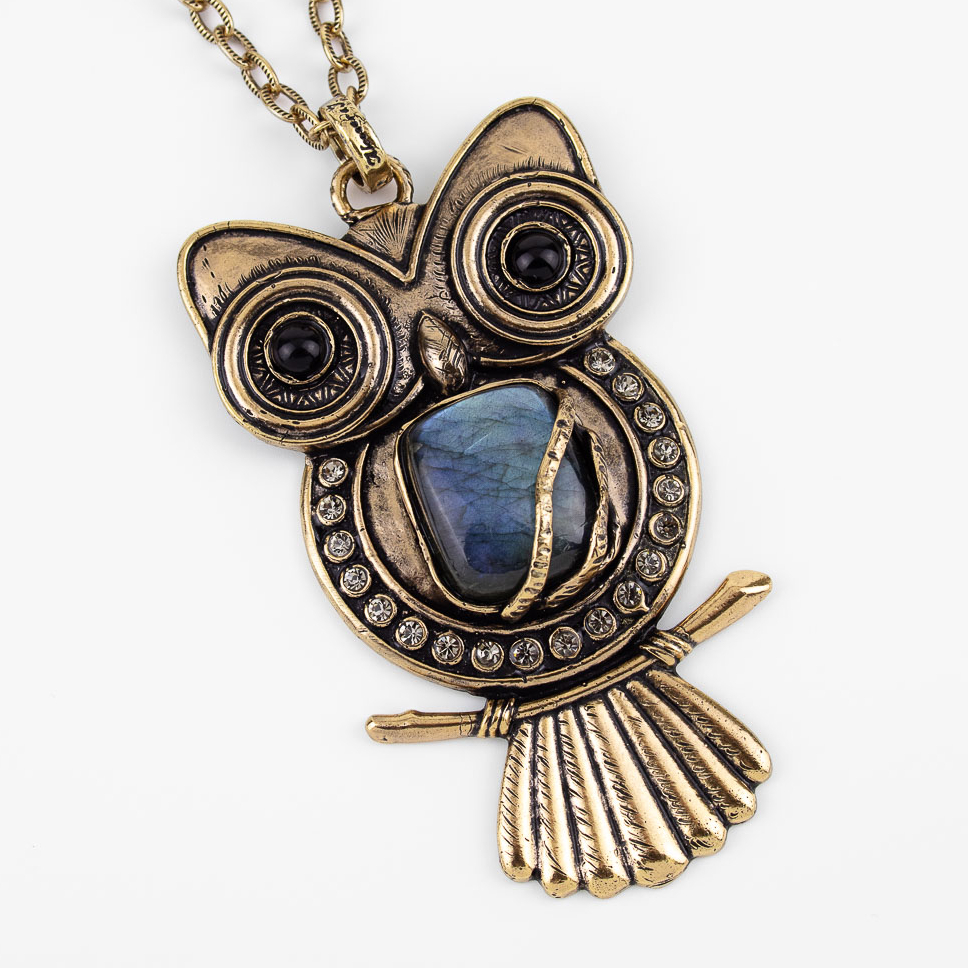 Колье Alcozer & J с лабрадором и ониксом