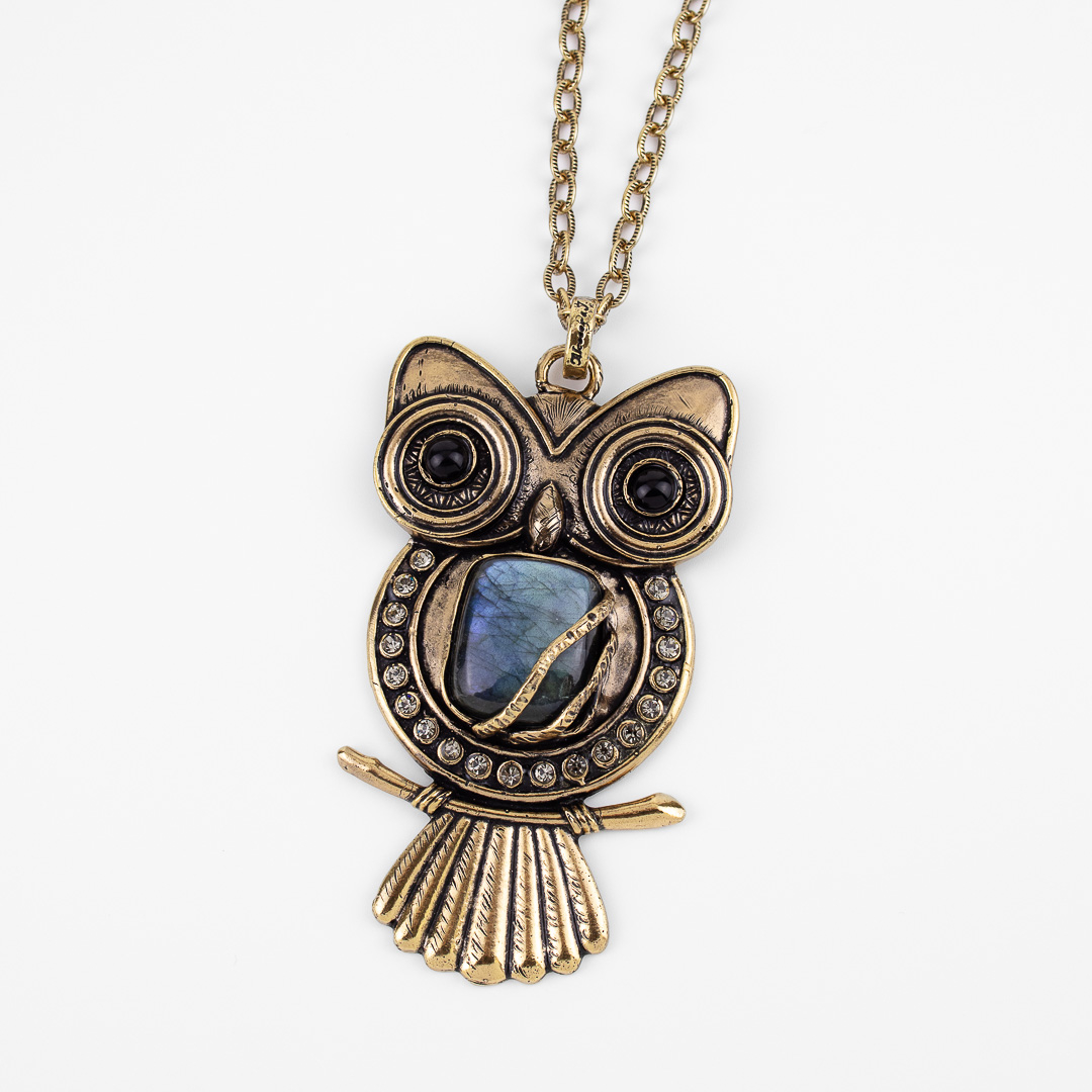 Колье Alcozer & J с лабрадором и ониксом