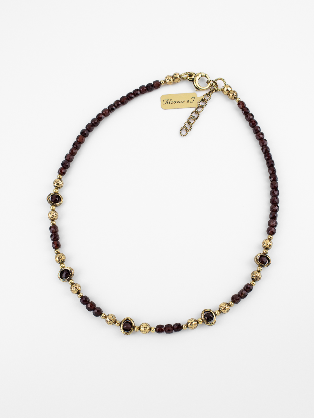 Колье Alcozer & J с гранатом