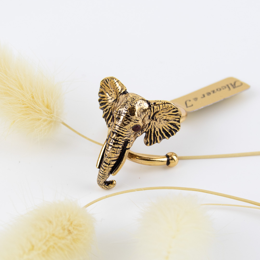 Кольцо ALCOZER & J с гранатом