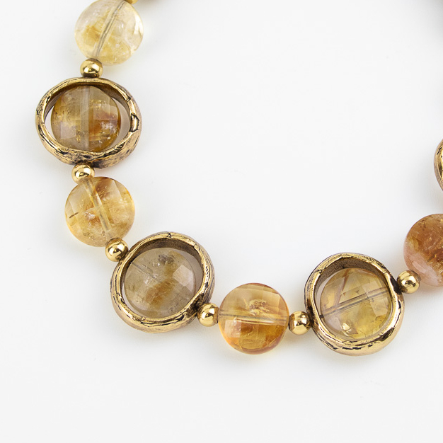 Браслет Alcozer & J с цитрином