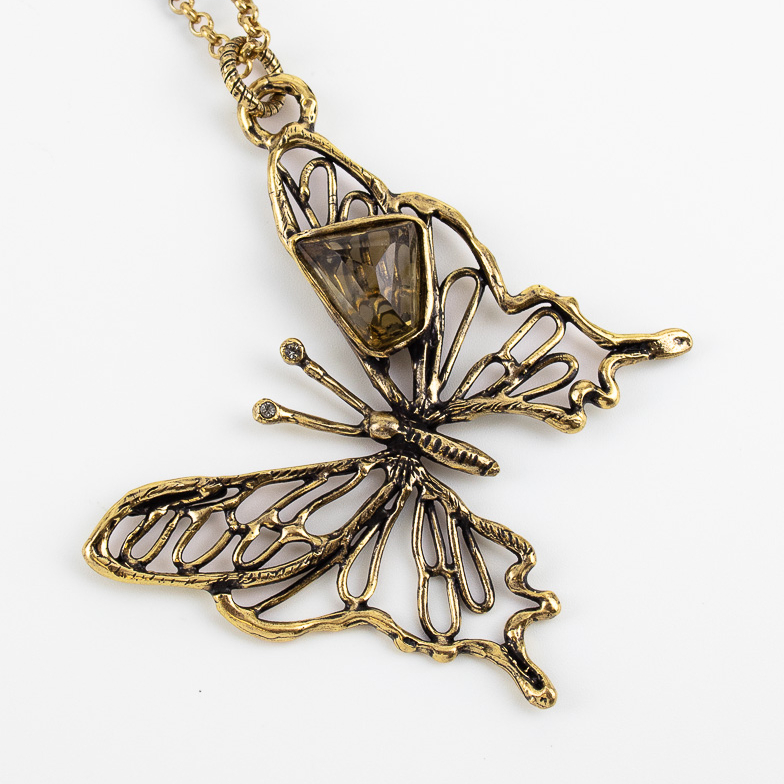 Колье Alcozer & J с цитрином